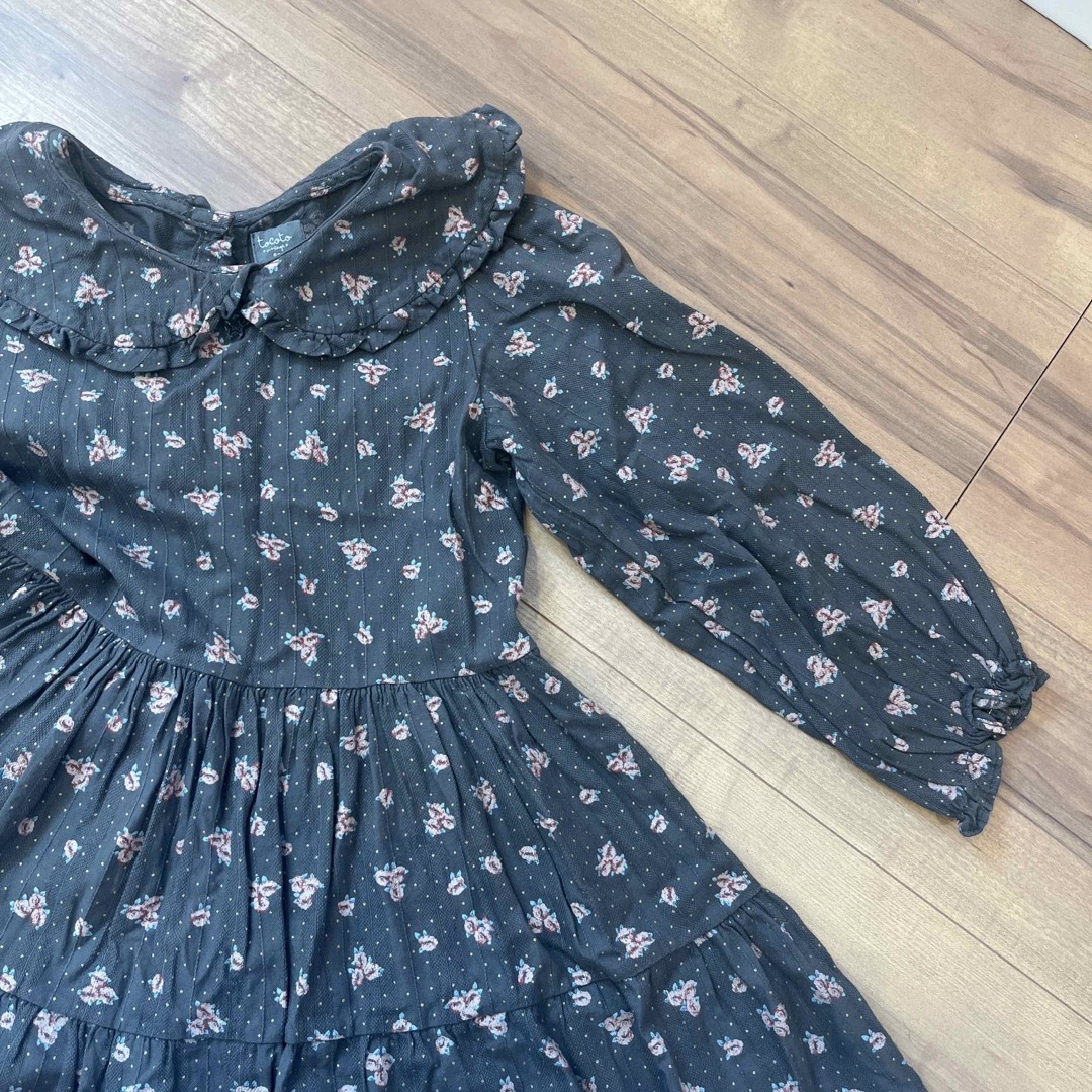 Bonpoint(ボンポワン)の美品♡tocoto vintage 小花柄ワンピース キッズ/ベビー/マタニティのキッズ服女の子用(90cm~)(ワンピース)の商品写真