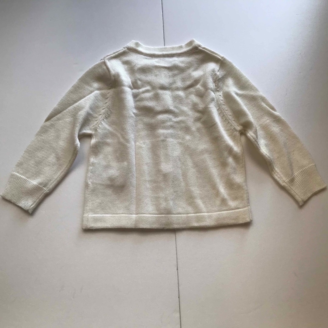 POLO RALPH LAUREN(ポロラルフローレン)のカーディガン　オフホワイト　80 POLO baby キッズ/ベビー/マタニティのベビー服(~85cm)(カーディガン/ボレロ)の商品写真