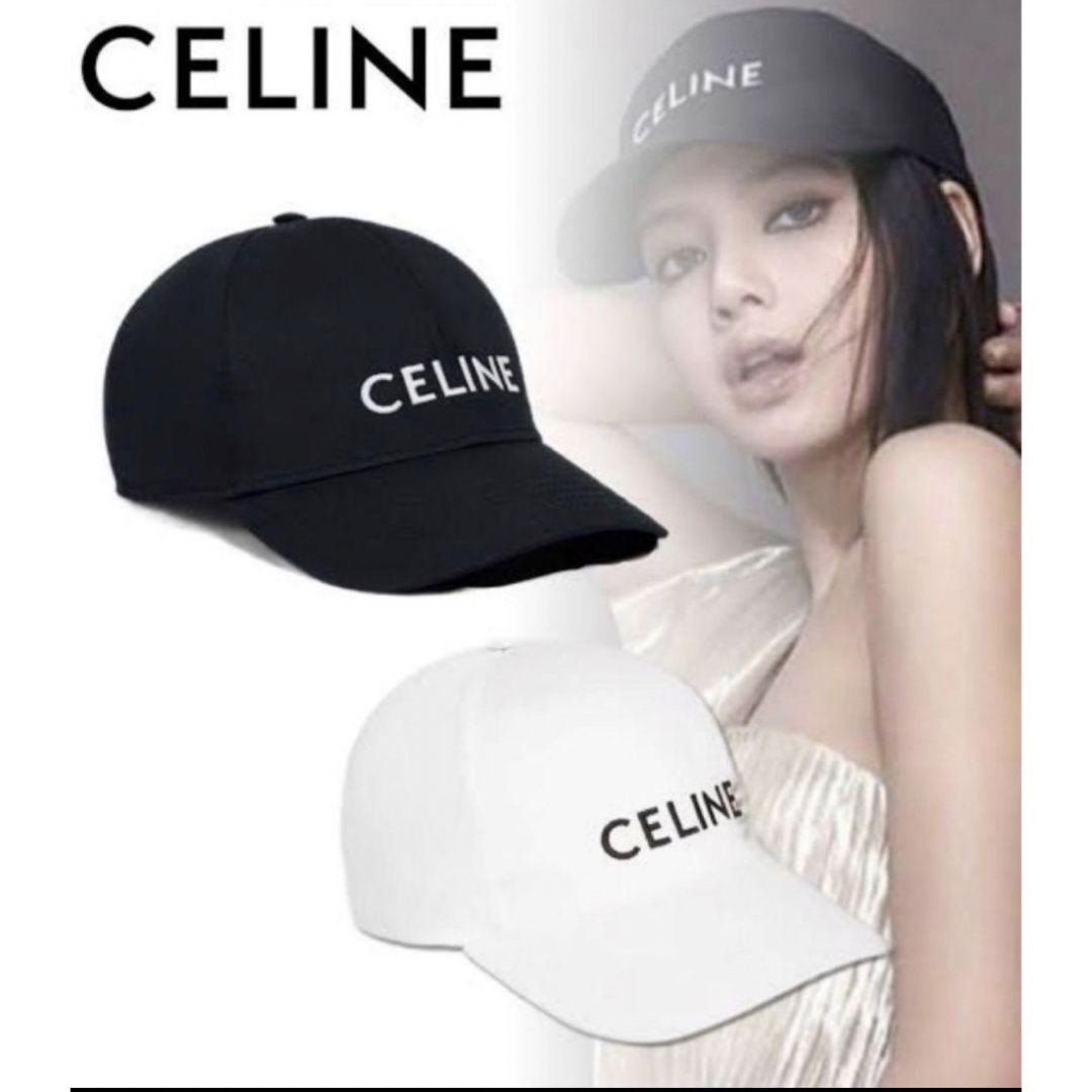 CELINE - CELINE セリーヌ ベースボールャップ キャップ 帽子 CELINE - CELINE セリーヌ ベースボールャップ キャップ 帽子