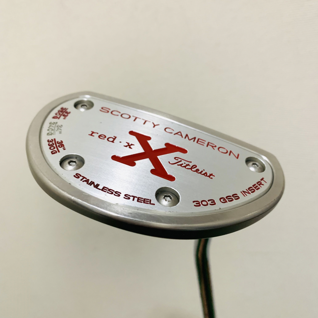 5898 SCOTTY CAMERON RED X スコッティキャメロン 34 | フリマアプリ ラクマ