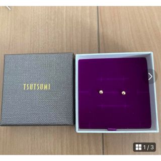 JEWELRY TSUTSUMI - 【ツツミ】K10YG マルチスカラーストーン ピアス