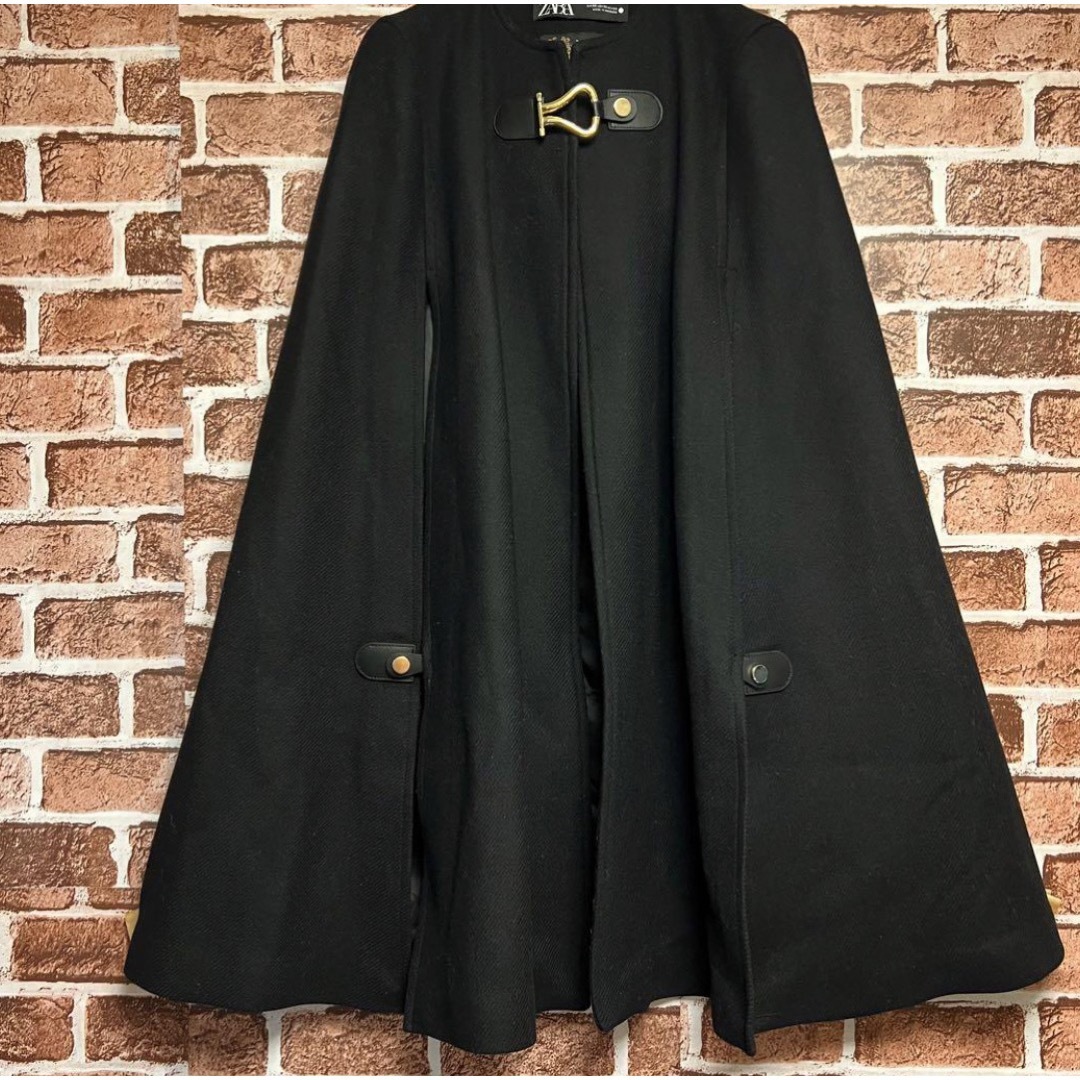 ZARA ケープポンチョ MANTECO XS-