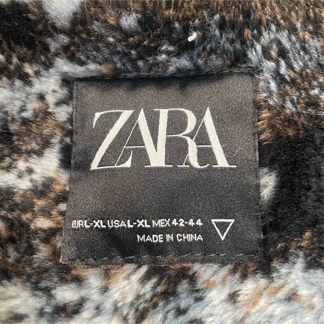 【美品・超希少・即完売品】ZARA dnwr  ボアジャケット　総柄　馬　XL