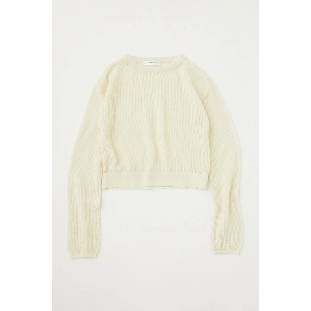 moussy(マウジー)のMOUSSY♡ MESH KNIT TOP レディースのトップス(カットソー(長袖/七分))の商品写真