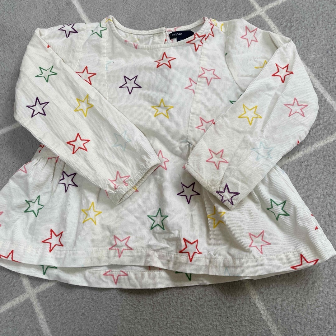 babyGAP(ベビーギャップ)の《aco様専用》長袖トップス３枚set キッズ/ベビー/マタニティのキッズ服女の子用(90cm~)(Tシャツ/カットソー)の商品写真