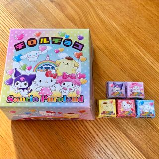 チロルチョコ(チロルチョコ)のピューロランド限定 チロルチョコ サンリオキャラクターズ 全5種コンプリート(菓子/デザート)