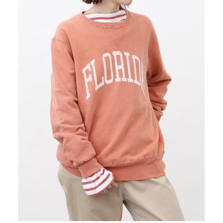 アパルトモンドゥーズィエムクラス(L'Appartement DEUXIEME CLASSE)の新品 定価以下  FLORIDA CREW NECK SWEAT(トレーナー/スウェット)