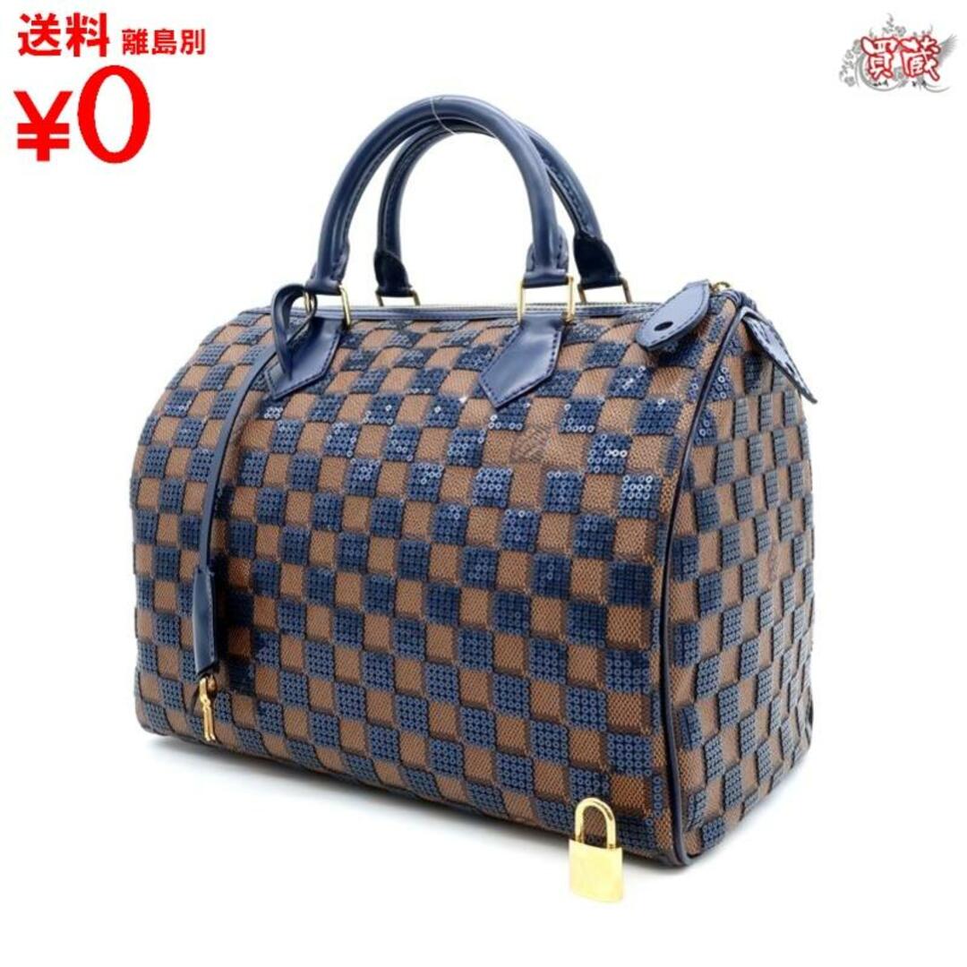 バッグLOUIS VUITTON ルイヴィトン　
スピーディ30 ダミエ・パイエット　
N41261　エベヌ ハンドバッグ レディース　
2013年　コレクション　レア品　
【正規品】【美品】
【買蔵】