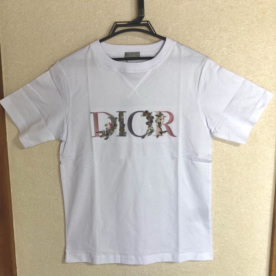 Dior - 【刺繍】Dior ディオール Tシャツ 半袖 フラワー 花 白 XLの ...