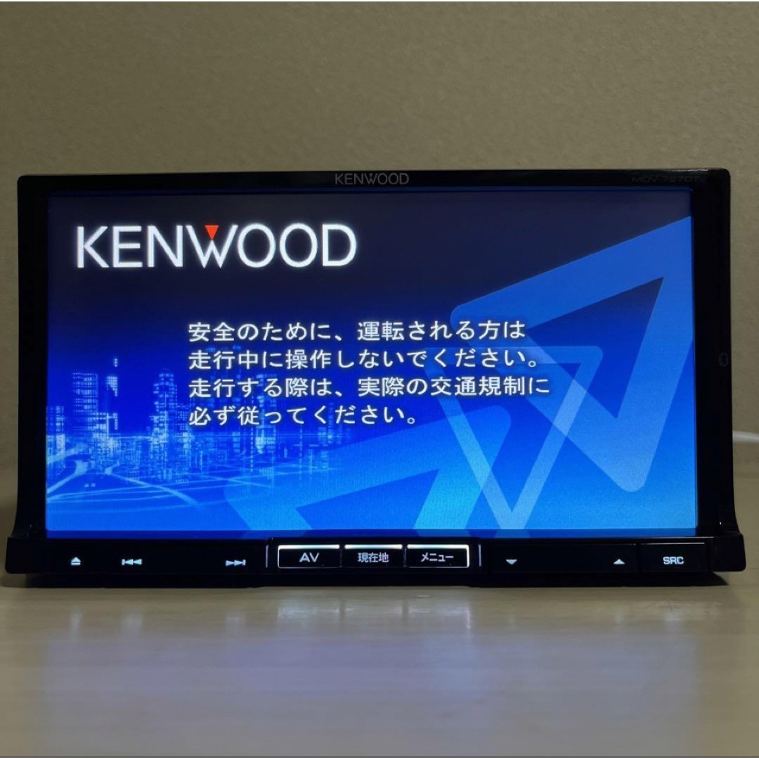 KENWOOD最上位ナビMDV-727DT最新地図更新済　新品バックカメラ付