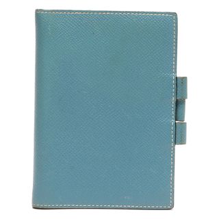 Hermes - 美品HERMES エルメス アジェンダカバー レザー ブルーA-0769