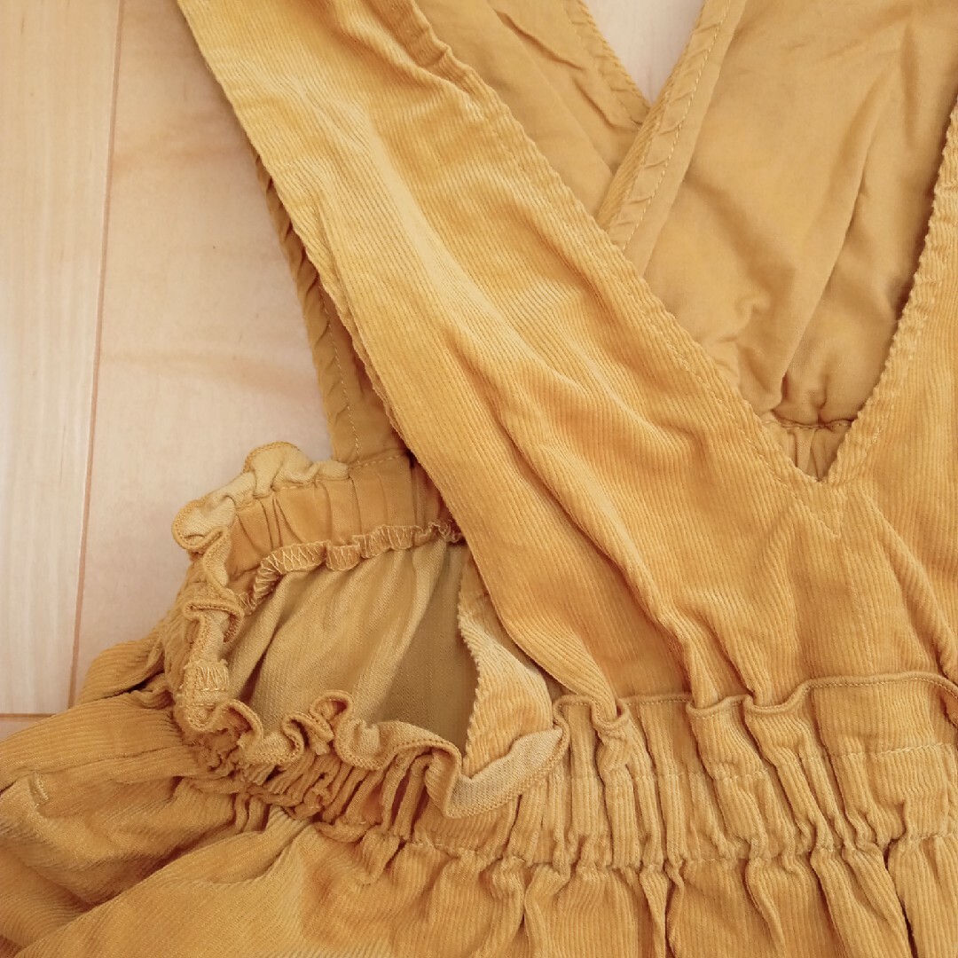 SLAP SLIP(スラップスリップ)のSLAPSLIP オーバースカート　120cm キッズ/ベビー/マタニティのキッズ服女の子用(90cm~)(スカート)の商品写真