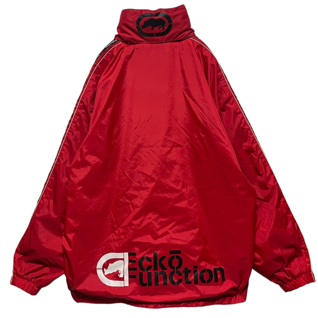 【 90s ECKO】ナイロン上下 セットアップ 裏起毛 シャカシャカ ジャージ