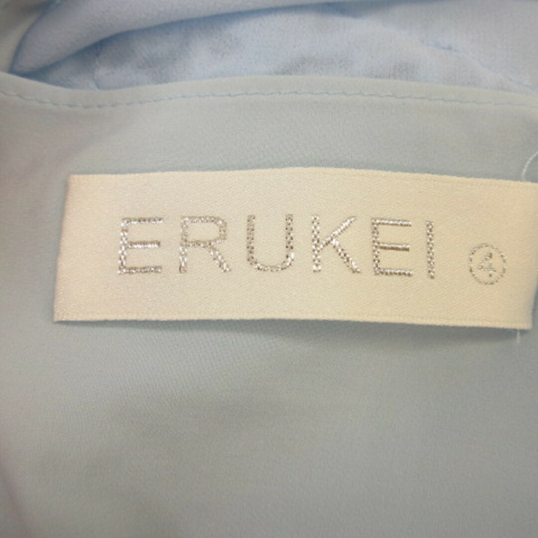 other(アザー)のエルケイ ERUKEI ワンピース ドレス ミモレ丈 七分袖 レース 水色 4 レディースのワンピース(ひざ丈ワンピース)の商品写真