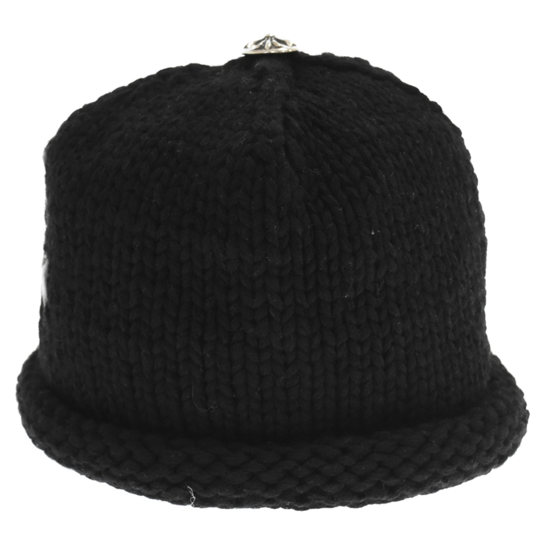 CHROME HEARTS クロムハーツ BEANIE CASH レザークロスパッチカシミヤ ...