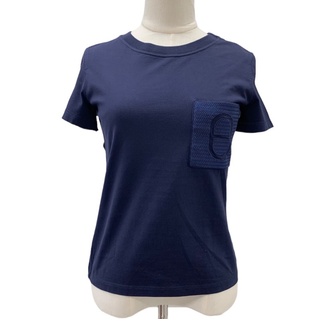 エルメス HERMES トップス Tシャツ シェーヌダンクル コットン エルメス HERMES トップス Tシャツ シェーヌダンクル コットン