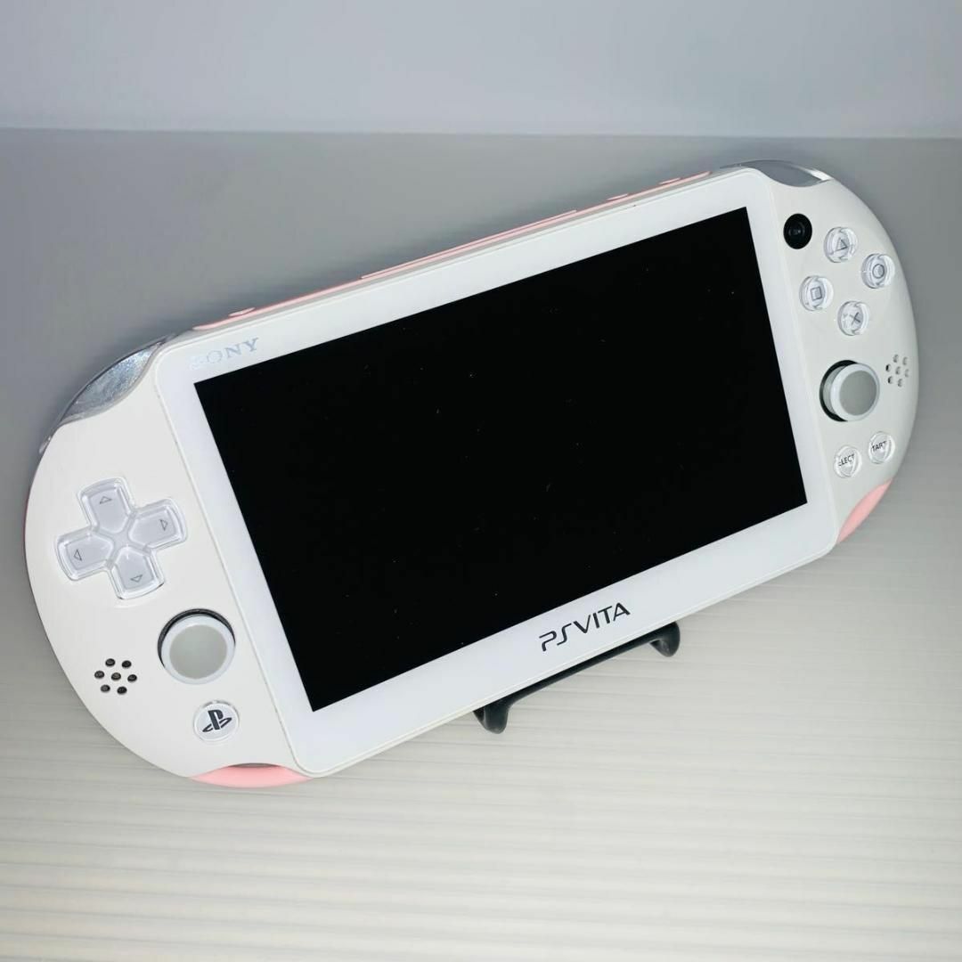 216】PS Vita Wi-Fiモデル ライトピンク/ホワイト【画面美品】の通販