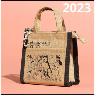 カルディ(KALDI)のKALDI いぬの日 ミニミニバッグポーチ 2023 オリジナル カルディ(ポーチ)