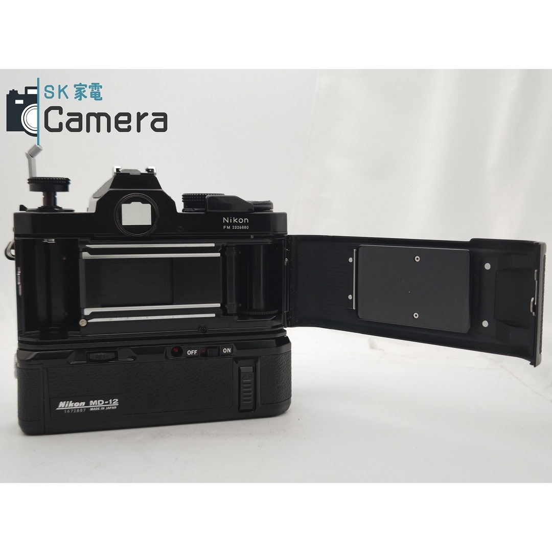 Nikon FM + MD-12 ブラック ニコン 良-