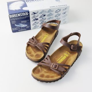 ビルケンシュトック(BIRKENSTOCK)のビルケンシュトック BIRKENSTOCK BALI バリ アンクルストラップ サンダル 24.5/ブラウン ナロー幅【2400013578097】(サンダル)