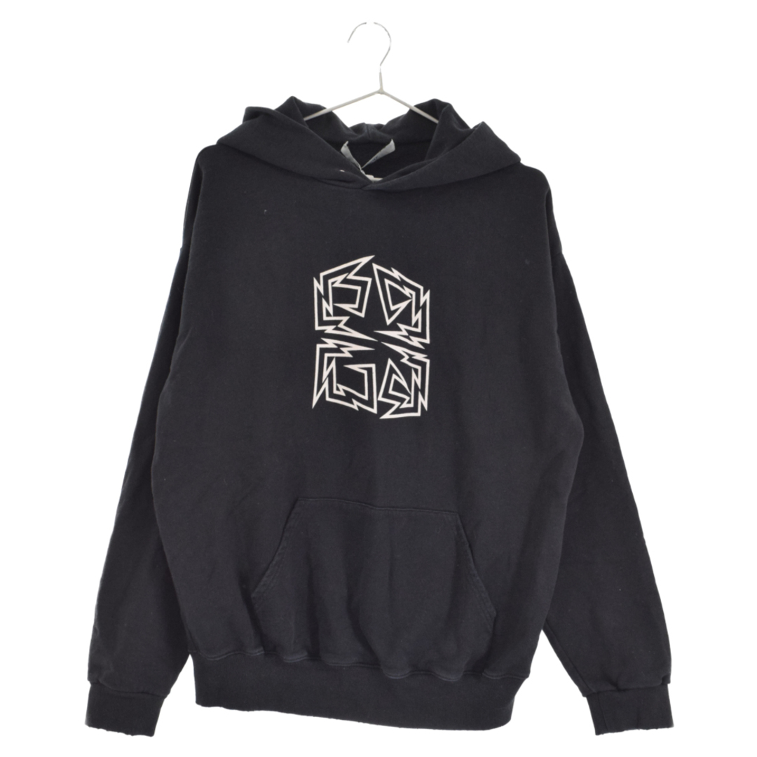 64センチ身幅GIVENCHY ジバンシィ Metal Logo Pullover Parka メタルロゴ プルオーバーパーカー ブラック BW70513Z0M