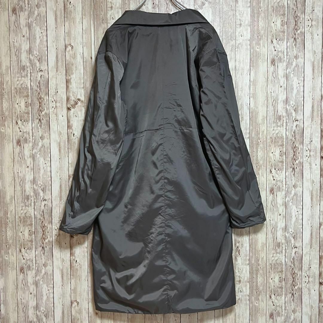 トミーヒルフィガーナイロンジャケット　中国製　レディース　グレー　ロングコート