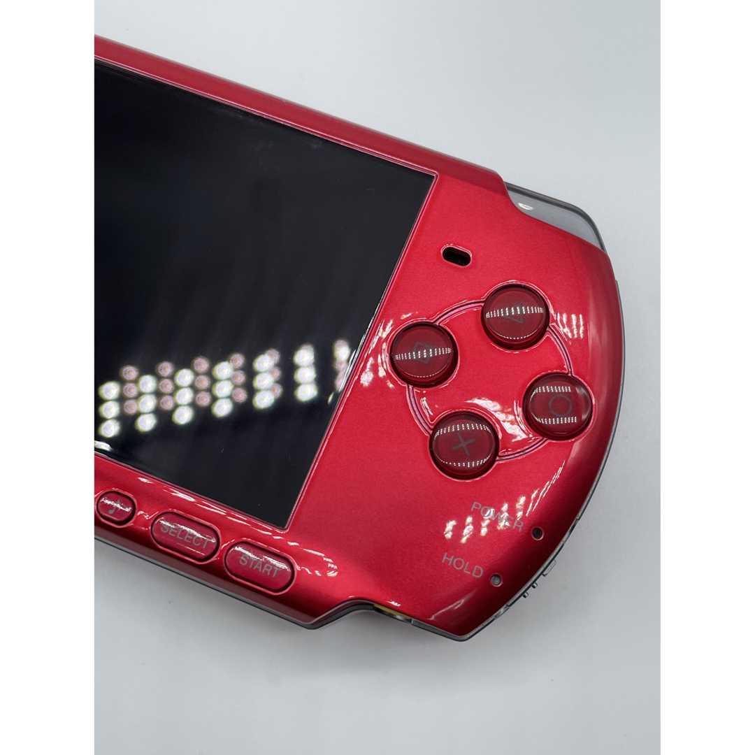 極美品】PSP3000 ラディアントレッド-