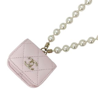 CHANEL - シャネル CHANEL airpodsケース イヤホンケース ピンク CHANEL - シャネル CHANEL airpodsケース イヤホンケース ピンク