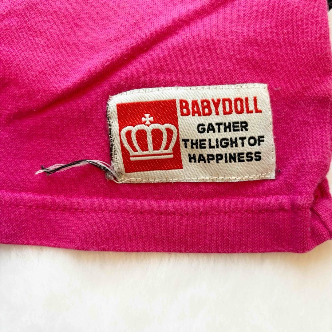 BABYDOLL(ベビードール)の【80サイズ女の子】《BABYDOLL》ロンＴ3枚セット 長袖 Tシャツ キッズ/ベビー/マタニティのベビー服(~85cm)(Ｔシャツ)の商品写真