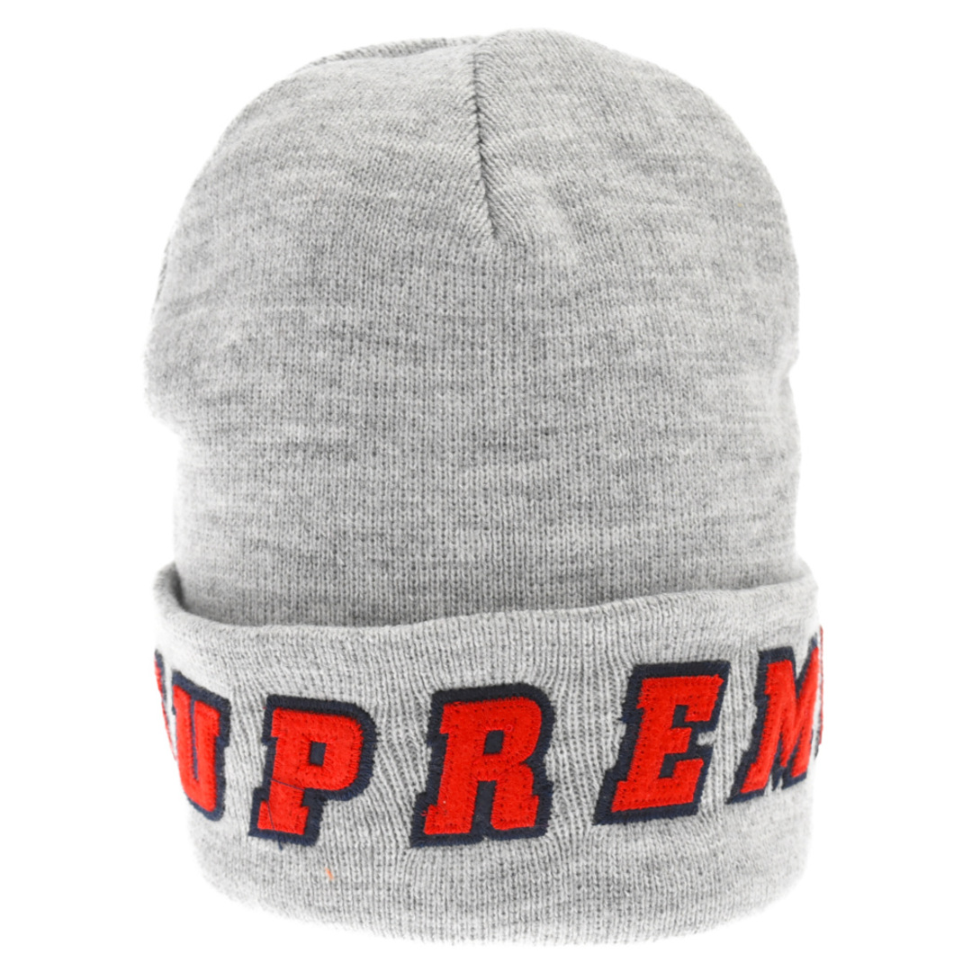 SUPREME シュプリーム 19SS Felt Logo Beanie フェルト ロゴ ビーニー ニット帽 ニットキャップ グレー レッド 帽子 |  フリマアプリ ラクマ