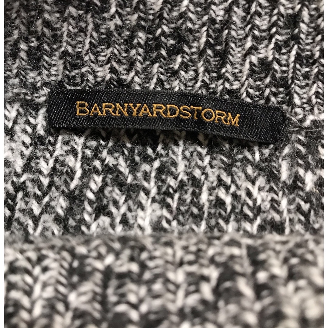 BARNYARDSTORM(バンヤードストーム)の新品未使用　BARNYARDSTORM  7Gサイドデザインプルオーバー　グレー レディースのトップス(ニット/セーター)の商品写真