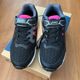 アシックス(asics)の値下　新品　レーザービーム　ブラック　21.5センチ (スニーカー)