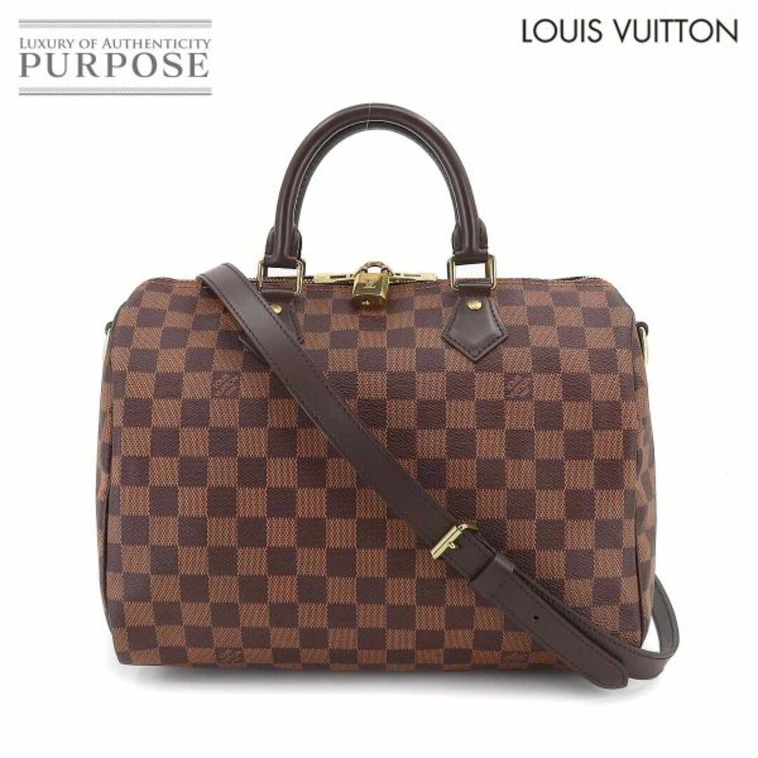 未使用 展示品 ルイ ヴィトン LOUIS VUITTON ダミエ スピーディ バンドリエール 30 2way ハンド ショルダー バッグ エベヌ N41183 VLP 90210385