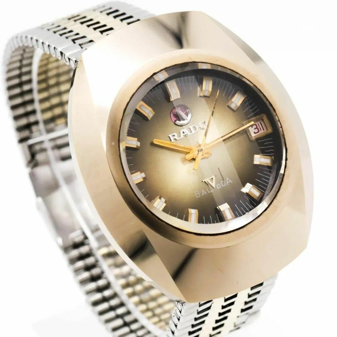 《希少》RADO BALBOA 腕時計 ゴールド アンティーク メンズi傷-小使用感-中購入先