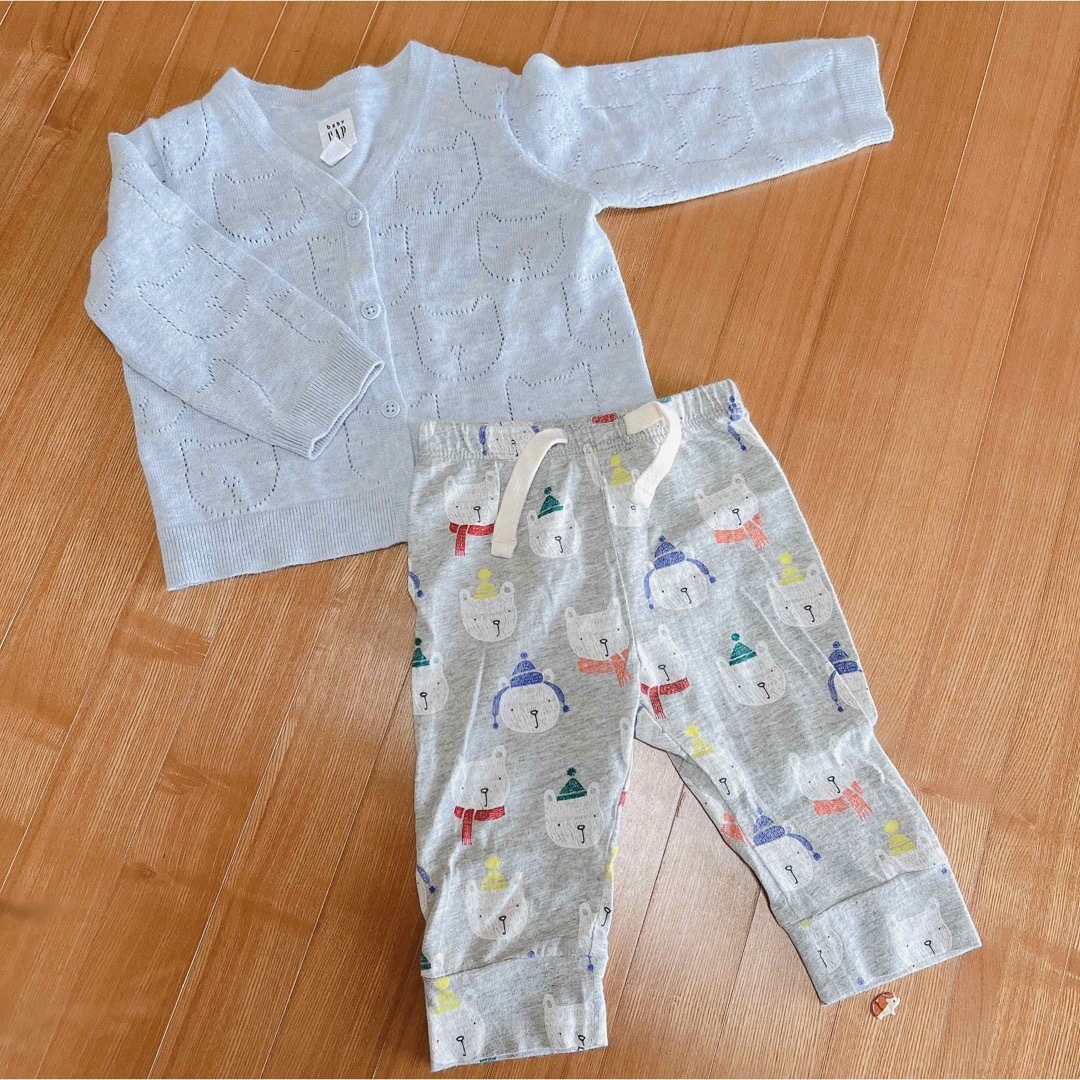 babyGAP(ベビーギャップ)のbeby GAP / ベビーギャップ / 60cm.70cm / 2点セット キッズ/ベビー/マタニティのベビー服(~85cm)(カーディガン/ボレロ)の商品写真