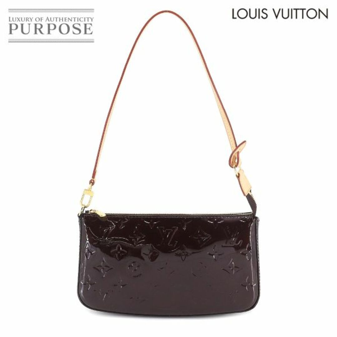 未使用 展示品 ルイ ヴィトン LOUIS VUITTON ヴェルニ ポシェット アクセソワール 2way ハンド ショルダー バッグ アマラント VLP 90211120