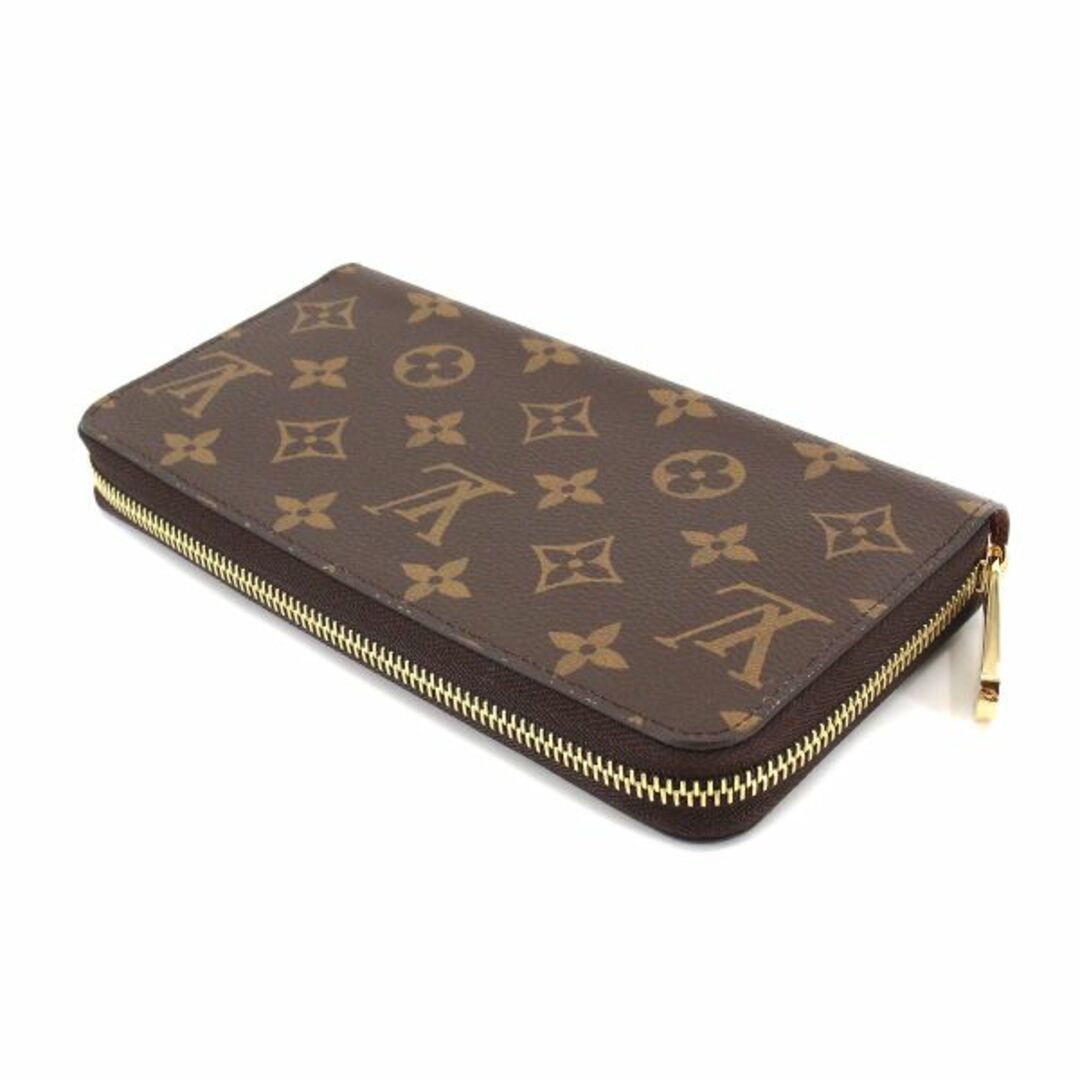 未使用 展示品 ルイ ヴィトン LOUIS VUITTON モノグラム ジッピー ウォレット ラウンドファスナー 長財布 ブラウン M42616 RFID VLP 90211217