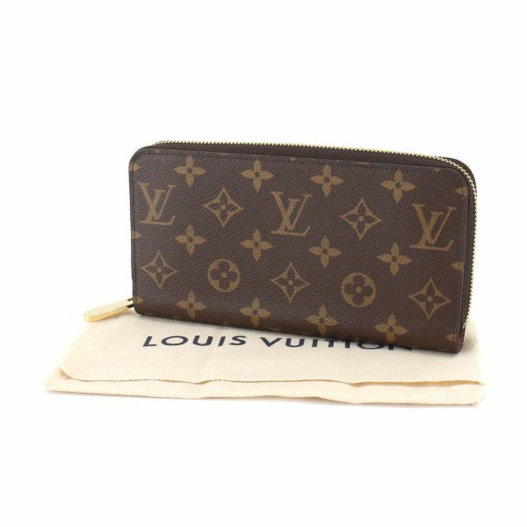 未使用 展示品 ルイ ヴィトン LOUIS VUITTON モノグラム ジッピー ウォレット ラウンドファスナー 長財布 ブラウン M42616 RFID VLP 90211217