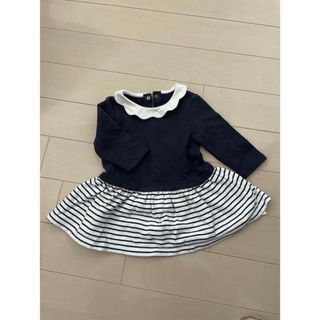 プチバトー(PETIT BATEAU)のPetit Bateau プチバトー　ワンピース　キッズ(ワンピース)