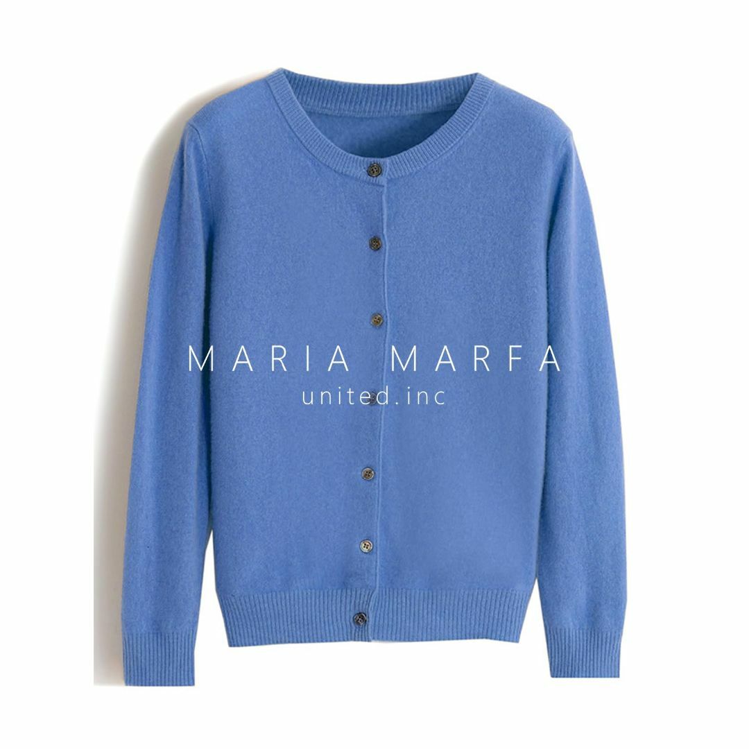 MARIA MARFA 5色展開 レディース カーディガン クルーネック 春 秋