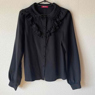 マーズ(MA＊RS)のSALE‼️MARS 黒フリル ブラウス(シャツ/ブラウス(長袖/七分))