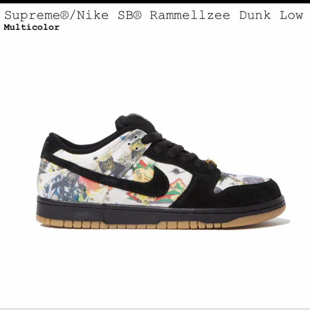 Supreme Nike SB Rammellzee Dunk Low