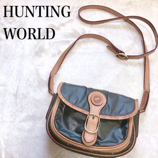 HUNTING WORLD - Hunting World バチュークロス レザー ショルダー