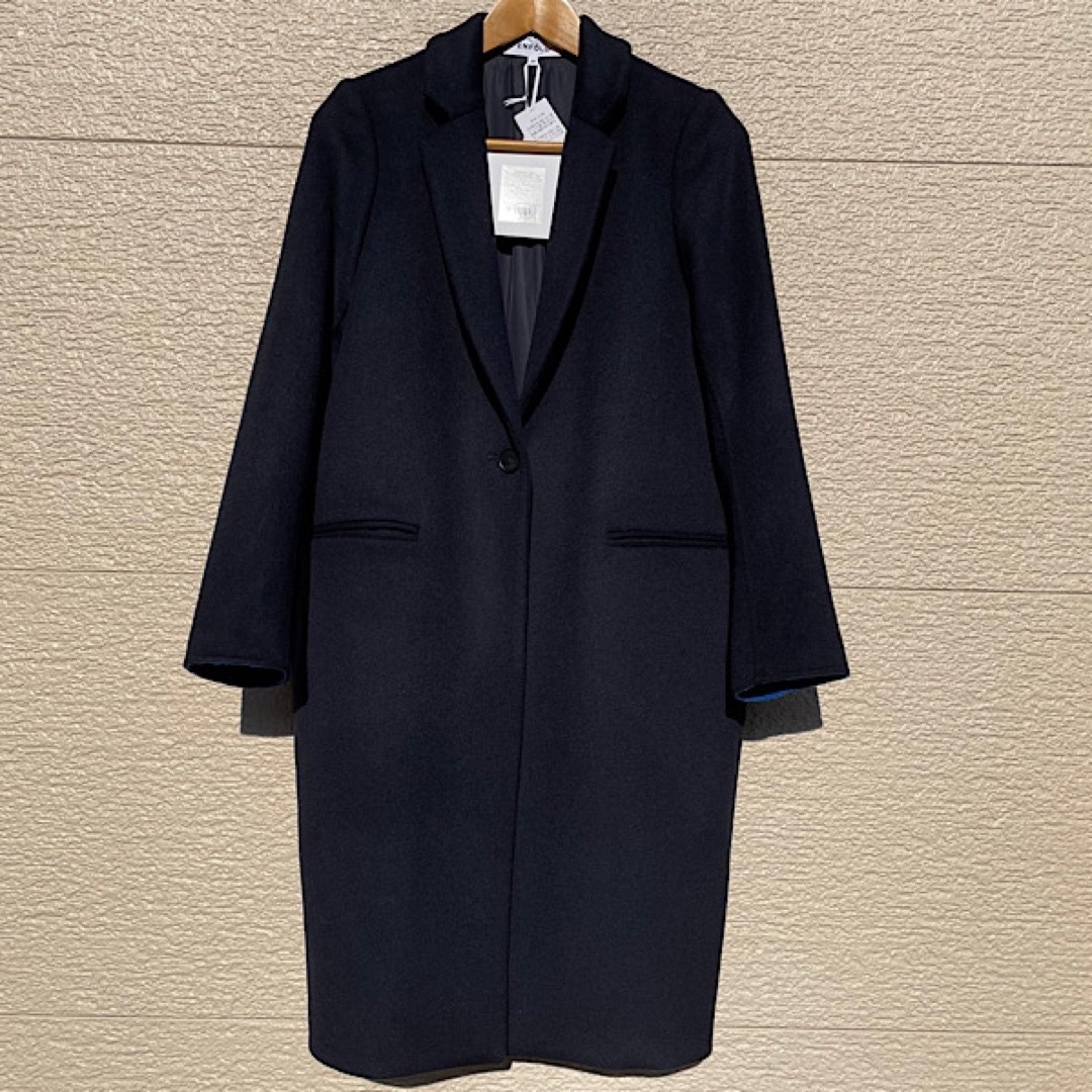 ENFOLD - 新品 ENFOLD エンフォルド チェスターコート ネイビー 38の