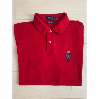 ビンテージ 加工 ■ POLO ポロ ラルフローレン スカル プリント 鹿の子