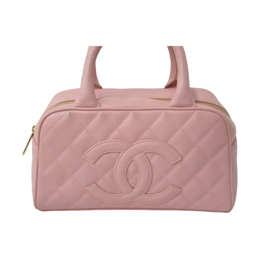 CHANEL - CHANEL シャネル ハンドバッグ ミニボストンバッグ キャビア ...