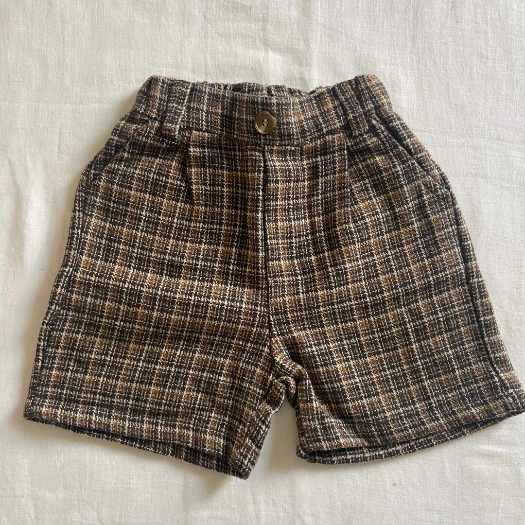 ZARA KIDS(ザラキッズ)のチェックセットアップ　ジャケット　パンツ　90 キッズ/ベビー/マタニティのキッズ服男の子用(90cm~)(ジャケット/上着)の商品写真