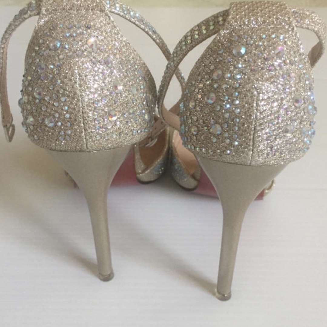 結婚式パンプス レディースの靴/シューズ(ハイヒール/パンプス)の商品写真