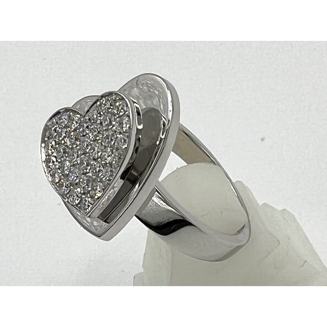 PIAGET(ピアジェ)のPIAGET ピアジェ ハートビートリング 指輪 パヴェ ダイヤモンド 750 K18 ホワイトゴールド 49 新品仕上げ レディースのアクセサリー(リング(指輪))の商品写真