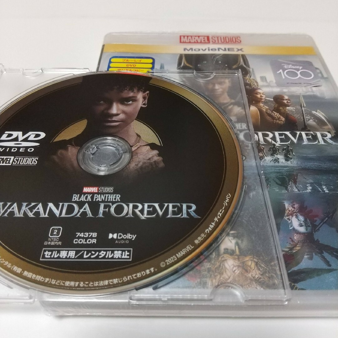 MARVEL(マーベル)の「ブラックパンサー ワカンダ・フォーエバー」DVDディスク純正ケース付き エンタメ/ホビーのDVD/ブルーレイ(外国映画)の商品写真